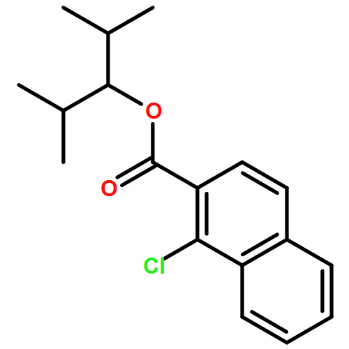 2-Naphthalenecarboxylic acid, 1-chloro-, 2-methyl-1-(1-methylethyl)propyl ester 