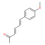 3,5-Hexadien-2-one, 6-(4-methoxyphenyl)-, (3E,5E)- 