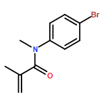 2-Propenamide, N-(4-bromophenyl)-N,2-dimethyl- 