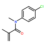 2-Propenamide, N-(4-chlorophenyl)-N,2-dimethyl- 