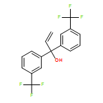 Benzenemethanol, α-ethenyl-3-(trifluoromethyl)-α-[3-(trifluoromethyl)phenyl]- 
