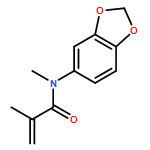2-Propenamide, N-1,3-benzodioxol-5-yl-N,2-dimethyl- 