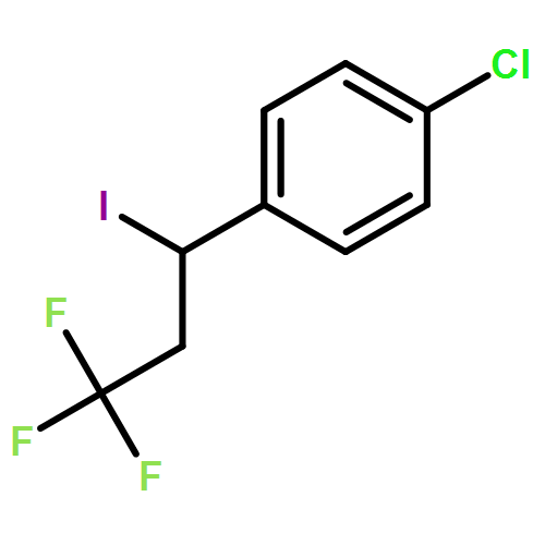 Benzene, 1-chloro-4-(3,3,3-trifluoro-1-iodopropyl)- 