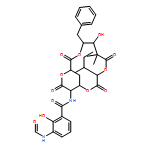 Benzamide, 3-(formylamino)-2-hydroxy-N-[(3S,6S,7R,10S,14R,15R)-14-hydroxy-3,7,13,13-tetramethyl-10-[(1S)-1-methylpropyl]-2,5,9,12-tetraoxo-15-(phenylmethyl)-1,4,8,11-tetraoxacyclopentadec-6-yl]- 