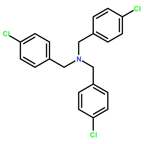 Benzenemethanamine, 4-chloro-N,N-bis[(4-chlorophenyl)methyl]- 