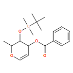 L-arabino-Hex-1-enitol, 1,5-anhydro-2,6-dideoxy-4-O-[(1,1-dimethylethyl)dimethylsilyl]-, 3-benzoate 