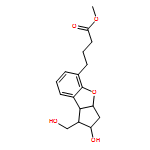 1H-Cyclopenta[b]benzofuran-5-butanoic acid, 2,3,3a,8b-tetrahydro-2-hydroxy-1-(hydroxymethyl)-, methyl ester, (1S,2R,3aS,8bS)- 