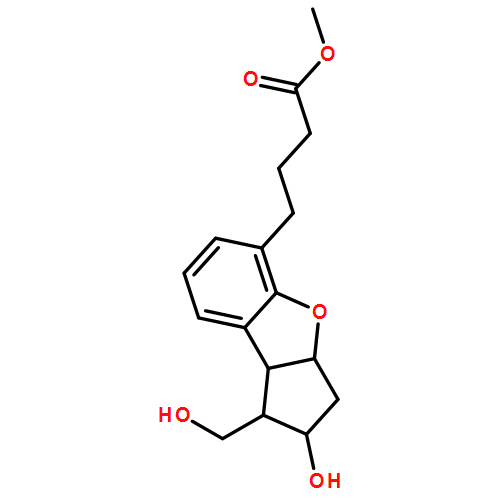 1H-Cyclopenta[b]benzofuran-5-butanoic acid, 2,3,3a,8b-tetrahydro-2-hydroxy-1-(hydroxymethyl)-, methyl ester, (1S,2R,3aS,8bS)- 