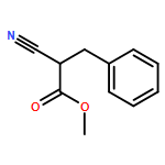 Benzenepropanoic acid, α-cyano-, methyl ester 