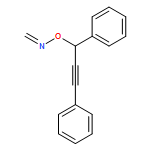 Formaldehyde, O-(1,3-diphenyl-2-propyn-1-yl)oxime 