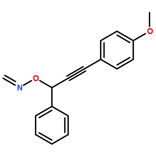 Formaldehyde, O-[3-(4-methoxyphenyl)-1-phenyl-2-propyn-1-yl]oxime 