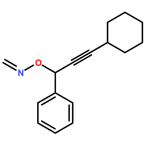 Formaldehyde, O-(3-cyclohexyl-1-phenyl-2-propyn-1-yl)oxime 