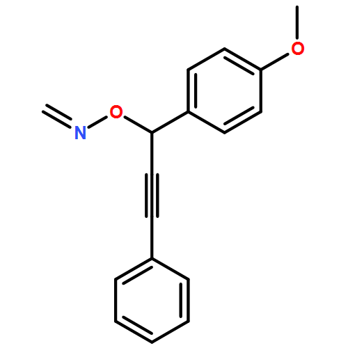 Formaldehyde, O-[1-(4-methoxyphenyl)-3-phenyl-2-propyn-1-yl]oxime 