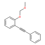 Benzene, 1-(methoxymethoxy)-2-(2-phenylethynyl)- 