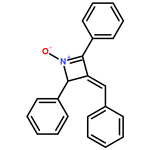 Azete, 2,3-dihydro-2,4-diphenyl-3-(phenylmethylene)-, 1-oxide, (3E)- 