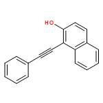 2-Naphthalenol, 1-(2-phenylethynyl)- 