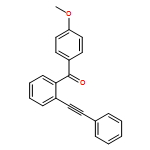 Methanone, (4-methoxyphenyl)[2-(2-phenylethynyl)phenyl]- 
