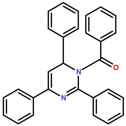 Methanone, phenyl(2,4,6-triphenyl-1(6H)-pyrimidinyl)- 