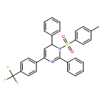Pyrimidine, 1,6-dihydro-1-[(4-methylphenyl)sulfonyl]-2,6-diphenyl-4-[4-(trifluoromethyl)phenyl]- 