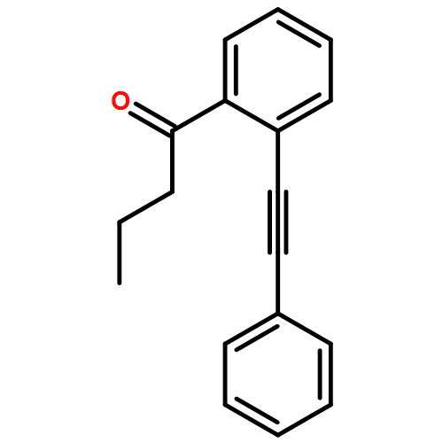 1-Butanone, 1-[2-(2-phenylethynyl)phenyl]- 