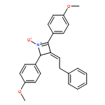 Azete, 2,3-dihydro-2,4-bis(4-methoxyphenyl)-3-(2-phenylethylidene)-, 1-oxide 