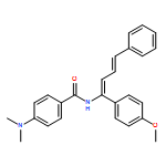 Benzamide, 4-(dimethylamino)-N-[(1Z,3E)-1-(4-methoxyphenyl)-4-phenyl-1,3-butadien-1-yl]- 