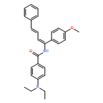 Benzamide, 4-(diethylamino)-N-[(1Z,3E)-1-(4-methoxyphenyl)-4-phenyl-1,3-butadien-1-yl]- 