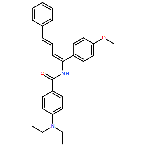 Benzamide, 4-(diethylamino)-N-[(1Z,3E)-1-(4-methoxyphenyl)-4-phenyl-1,3-butadien-1-yl]- 