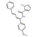 1H-Pyrrole-2-carboxamide, N-[(1Z,3E)-1-(4-methoxyphenyl)-4-phenyl-1,3-butadien-1-yl]-1-methyl- 