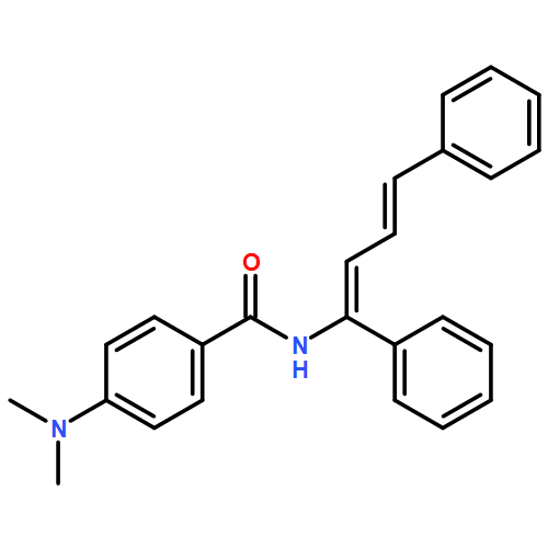 Benzamide, 4-(dimethylamino)-N-[(1Z,3E)-1,4-diphenyl-1,3-butadien-1-yl]- 