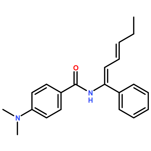 Benzamide, 4-(dimethylamino)-N-[(1Z,3E)-1-phenyl-1,3-hexadien-1-yl]- 