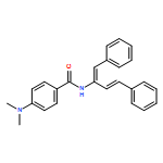Benzamide, 4-(dimethylamino)-N-[(1Z,2E)-3-phenyl-1-(phenylmethylene)-2-propen-1-yl]- 