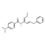 Benzamide, 4-(dimethylamino)-N-[(1Z,2E)-4-phenyl-1-propylidene-2-buten-1-yl]- 
