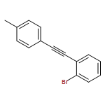 Benzene, 1-bromo-2-[2-(4-methylphenyl)ethynyl]- 