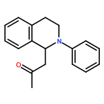 2-Propanone, 1-(1,2,3,4-tetrahydro-2-phenyl-1-isoquinolinyl)- 