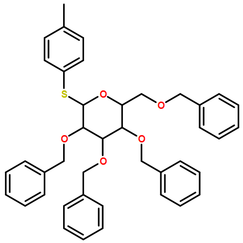 β-D-Glucopyranoside, 4-methylphenyl 2,3,4,6-tetrakis-O-(phenylmethyl)-1-thio- 
