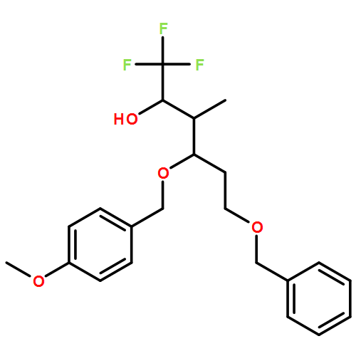 2-Hexanol, 1,1,1-trifluoro-4-[(4-methoxyphenyl)methoxy]-3-methyl-6-(phenylmethoxy)-, (2R,3R,4R)- 