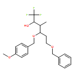 2-Hexanol, 1,1,1-trifluoro-4-[(4-methoxyphenyl)methoxy]-3-methyl-6-(phenylmethoxy)-, (2S,3R,4R)- 
