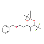 1,3-Dioxa-2-silacyclohexane, 2,2-bis(1,1-dimethylethyl)-5-methyl-4-[2-(phenylmethoxy)ethyl]-6-(trifluoromethyl)-, (4R,5S,6S)- 
