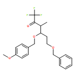 2-Hexanone, 1,1,1-trifluoro-4-[(4-methoxyphenyl)methoxy]-3-methyl-6-(phenylmethoxy)-, (3S,4R)- 
