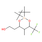 1,3-Dioxa-2-silacyclohexane-4-ethanol, 2,2-bis(1,1-dimethylethyl)-5-methyl-6-(trifluoromethyl)-, (4R,5S,6S)- 