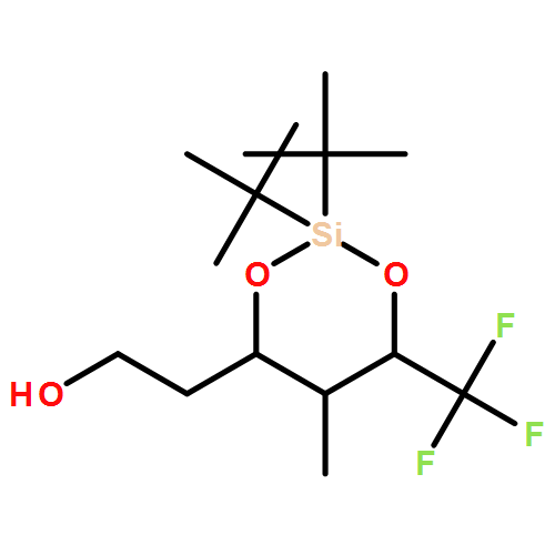 1,3-Dioxa-2-silacyclohexane-4-ethanol, 2,2-bis(1,1-dimethylethyl)-5-methyl-6-(trifluoromethyl)-, (4R,5S,6S)- 