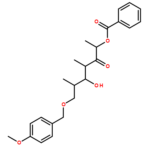 D-allo-3-Heptulose, 1,4,6-trideoxy-7-O-[(4-methoxyphenyl)methyl]-4,6-dimethyl-, 2-benzoate 