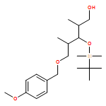D-Ribitol, 2,4-dideoxy-3-O-[(1,1-dimethylethyl)dimethylsilyl]-5-O-[(4-methoxyphenyl)methyl]-2,4-dimethyl- 