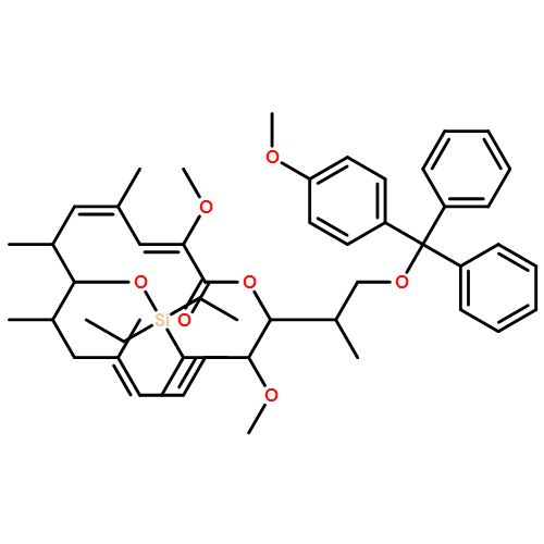 Oxacyclohexadeca-3,5,11,13-tetraen-2-one, 8-[[diethyl(1-methylethyl)silyl]oxy]-3,15-dimethoxy-16-[(1S)-2-[(4-methoxyphenyl)diphenylmethoxy]-1-methylethyl]-5,7,9,11-tetramethyl-, (3Z,5E,7R,8S,9S,11E,13E,15S,16R)- 