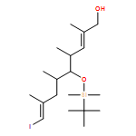2,8-Nonadien-1-ol, 5-[[(1,1-dimethylethyl)dimethylsilyl]oxy]-9-iodo-2,4,6,8-tetramethyl-, (2E,4R,5S,6S,8E)- 