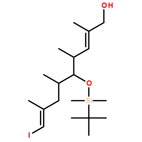 2,8-Nonadien-1-ol, 5-[[(1,1-dimethylethyl)dimethylsilyl]oxy]-9-iodo-2,4,6,8-tetramethyl-, (2E,4R,5S,6S,8E)- 