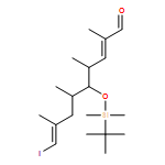 2,8-Nonadienal, 5-[[(1,1-dimethylethyl)dimethylsilyl]oxy]-9-iodo-2,4,6,8-tetramethyl-, (2E,4R,5S,6S,8E)- 