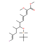 2,4,10-Undecatrienoic acid, 7-[[(1,1-dimethylethyl)dimethylsilyl]oxy]-11-iodo-2-methoxy-4,6,8,10-tetramethyl-, methyl ester, (2Z,4E,6R,7S,8S,10E)- 