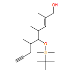 2-Nonen-8-yn-1-ol, 5-[[(1,1-dimethylethyl)dimethylsilyl]oxy]-2,4,6-trimethyl-, (2E,4R,5S,6S)- 